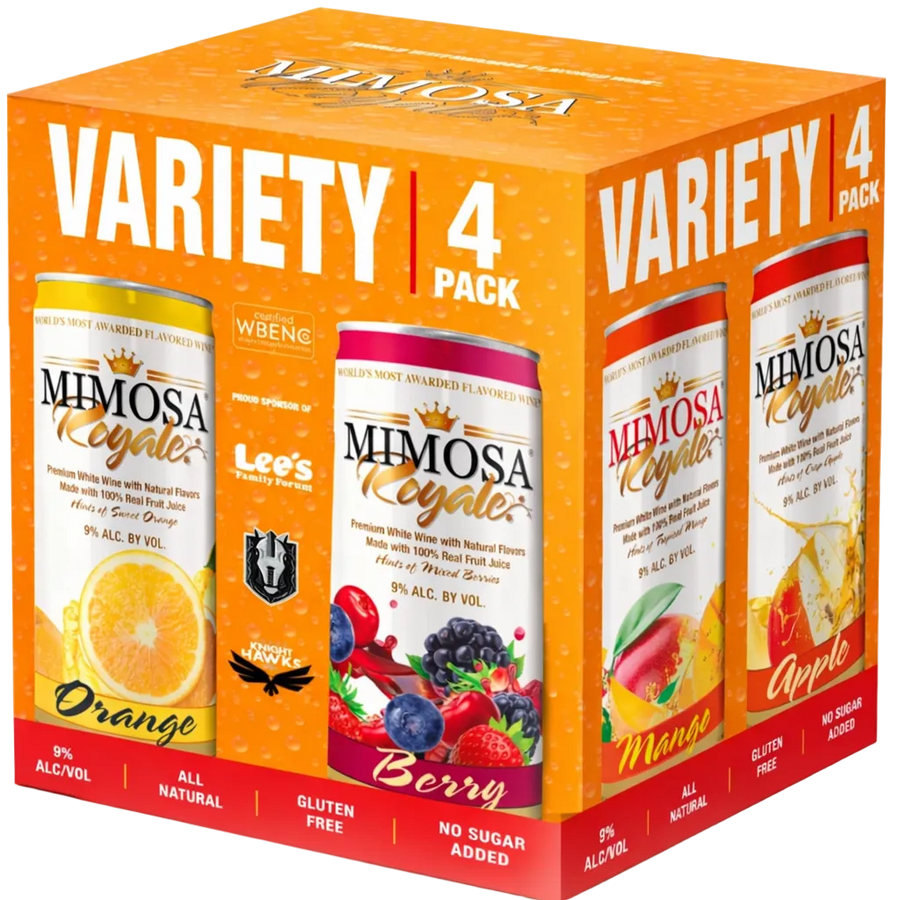 Mimosa Royale Variety Pack , 4*355 mL