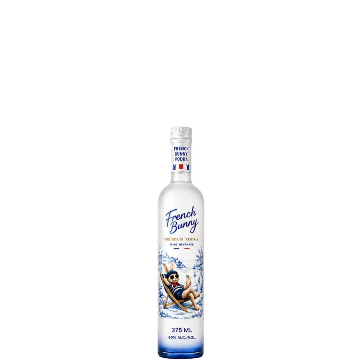 Vodka, French Bunny, Imported, Premium Vodka, Made In France 375 mL, 40%