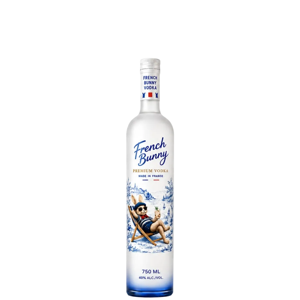 Vodka, French Bunny, Imported, Premium Vodka, Made In France 750 mL, 40%