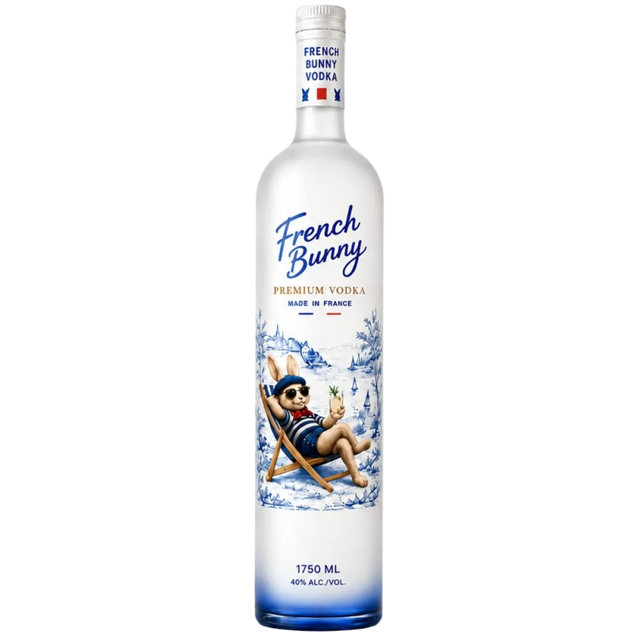 Vodka, French Bunny, Imported, Premium Vodka, Made In France 1.75L, 40%