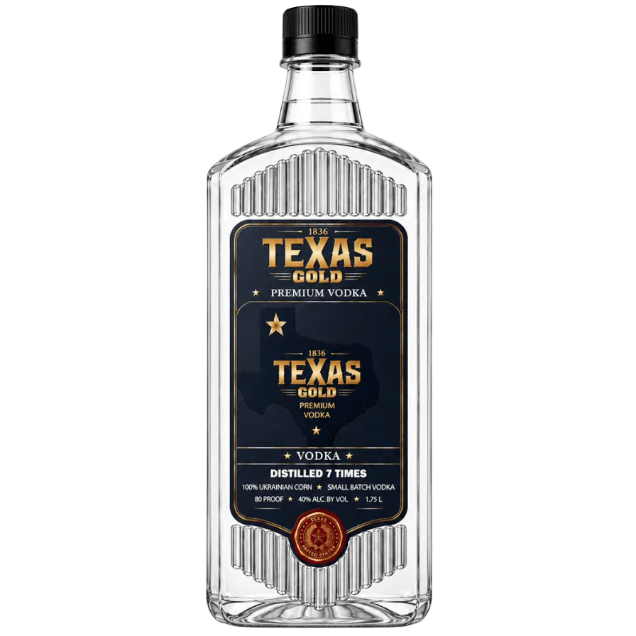 TEXAS GOLD Vodka, Pet, 1.75 L