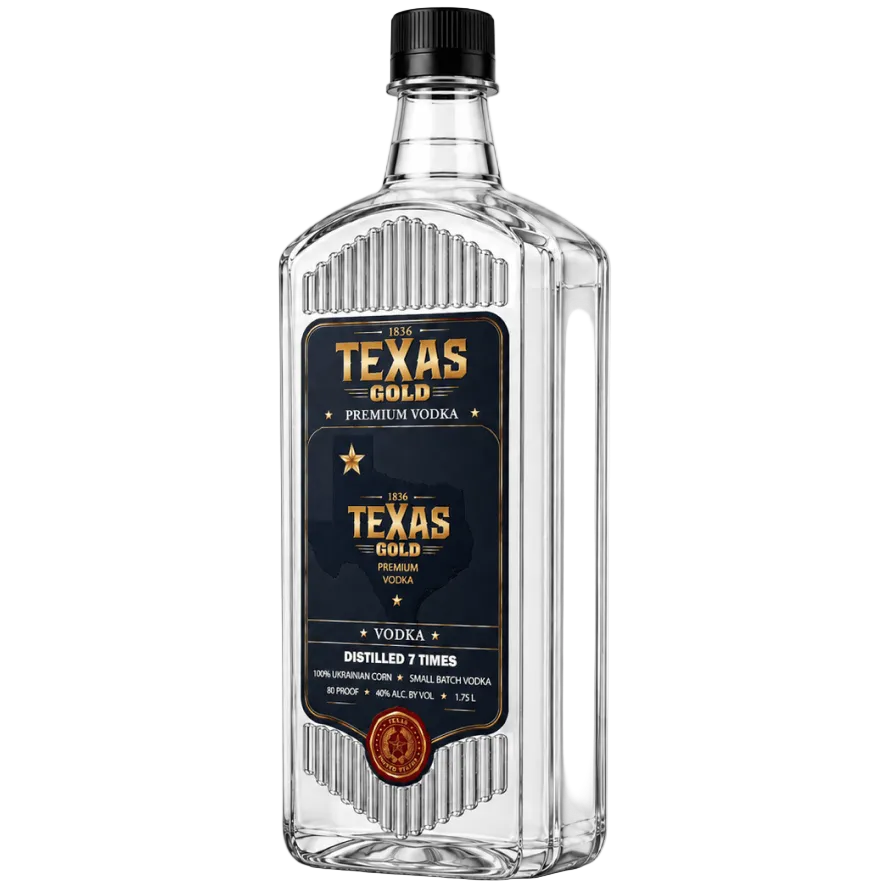 TEXAS GOLD Vodka, Pet, 1.75 L