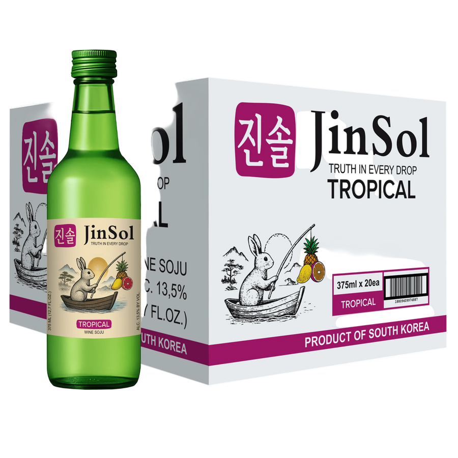 JinSol Tropical Korean Soju, 375 mL