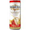 Mimosa Royale Apple Pack 4 , mix of different Muscat Wines, blended with only the best 100% Natural Crisp Red Apples Juice, 355 mL, 9% ABV - Terra Global Beverages