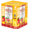 Mimosa Royale Mango Pack 4 , mix of different Muscat Wines, blended with only the best 100% Natural Fresh Ripe Philippine Mango Juice, 355 mL, 9% ABV - Terra Global Beverages