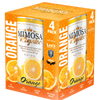 Mimosa Royale Orange Pack4 , mix of different Muscat Wines, blended with only the best 100% Natural Orange Juice, 355 mL, 9% ABV - Terra Global Beverages