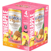 Mimosa Royale Pineapple Pack 4 , mix of different Muscat Wines, blended with only the best 100% Natural Fresh Pineapplle with hints of Guava, 355 mL, 9% ABV - Terra Global Beverages