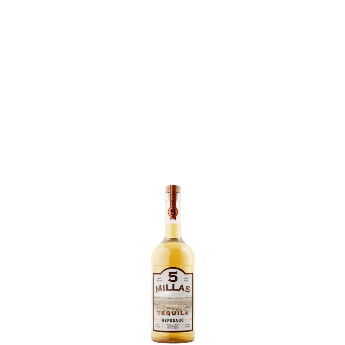 Tequila 5 Millas, 100% Agave, Reposado, 50 mL , 40% - Terra Global Beverages