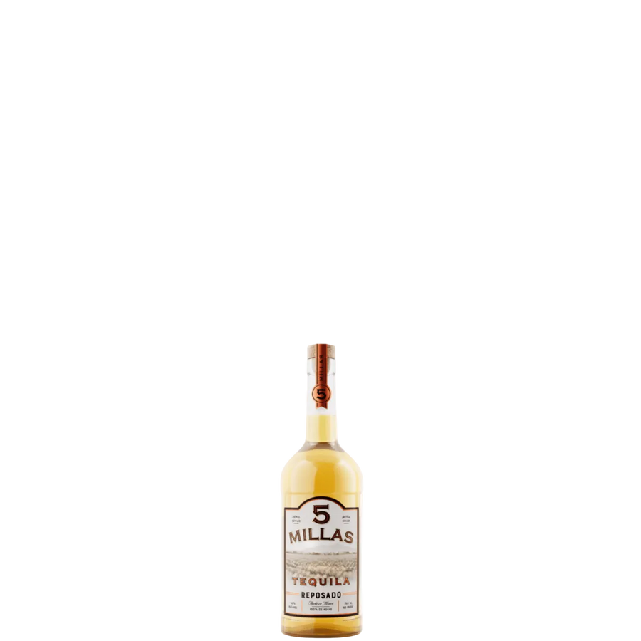 Tequila 5 Millas, 100% Agave, Reposado, 50 mL , 40% - Terra Global Beverages