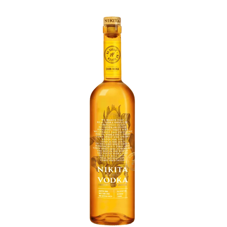 Vodka , Nikita , Corn , Handcrafted in Ukraine, Classic Vodka , 1 L, 40% - Terra Global Beverages