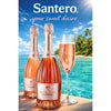 Wine, Santero Moscato Rosé Spumante, Italian sparkling wine crafted in Piedmont ,Asti Region , 9% ABV - Terra Global Beverages